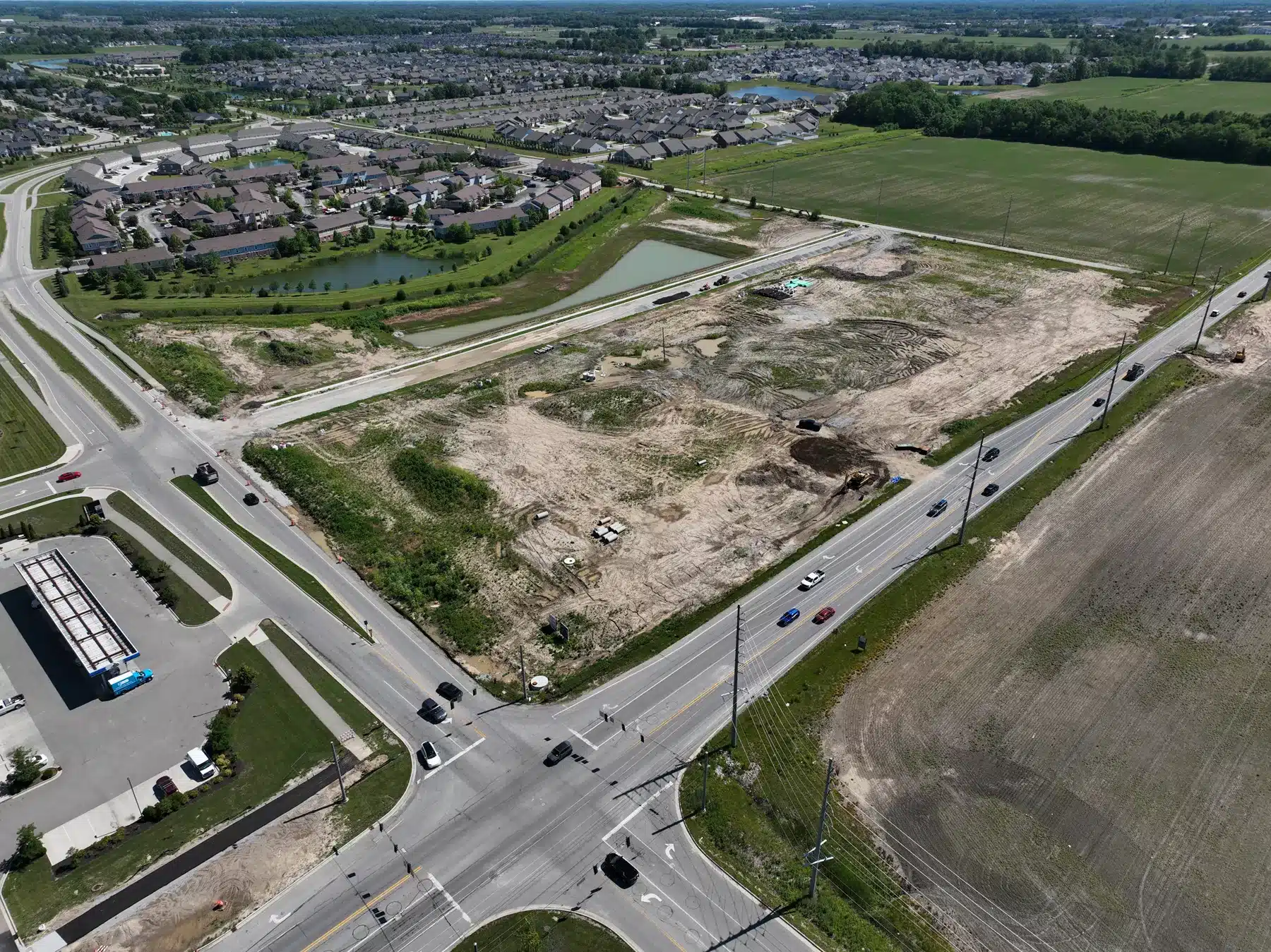 construction site aerial